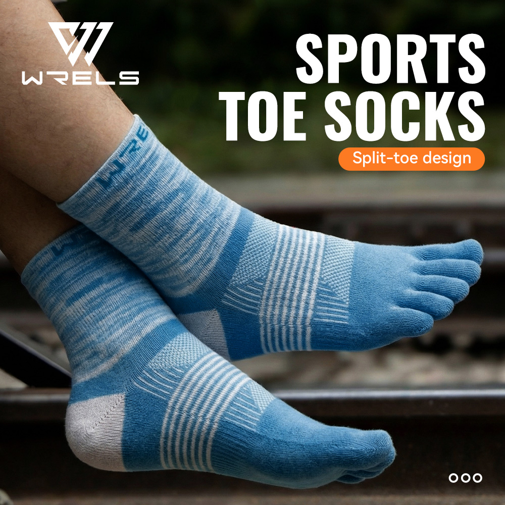 Wool Hiking Sock - WRELS 1/2/3 ペア 5 本指ソックス アスレチック