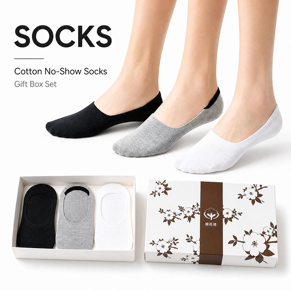 6足組 男女兼用 コットン ノーショーソックス 見えないロー - Invisibility Sock Loafer のレビューと価格