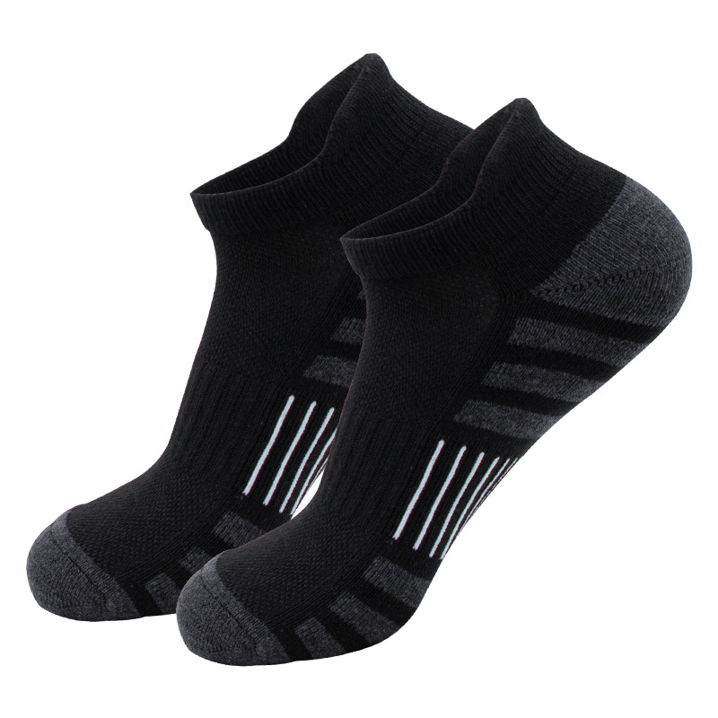 男女兼用 クッション性のある通気性のあるアンクル丈アスレチッ - Athletic Sock Cushion のレビューと価格