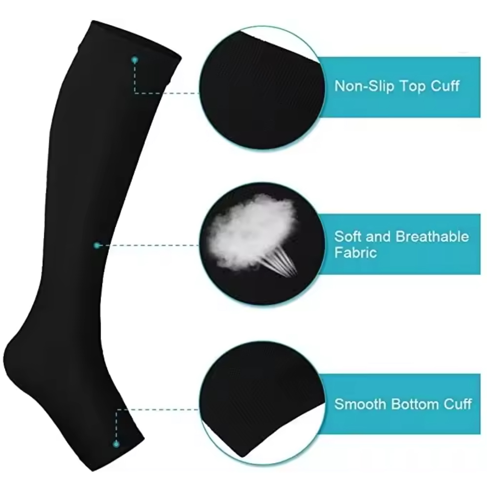 医療用着圧ストッキング、静脈瘤、浮腫、シンスプリント、看護サ - Compression Sock Medical のレビューと価格