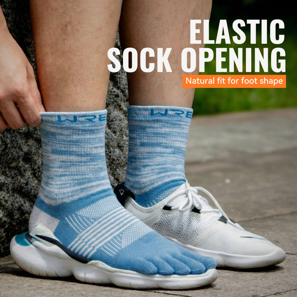 WRELS 1/2/3 ペア 5 本指ソックス アスレチック - Wool Hiking Sock のレビューと価格