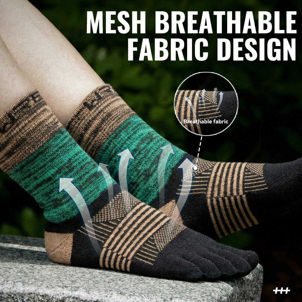 WRELS 1/2/3 ペア 5 本指ソックス アスレチック - Wool Hiking Sock のレビューと価格