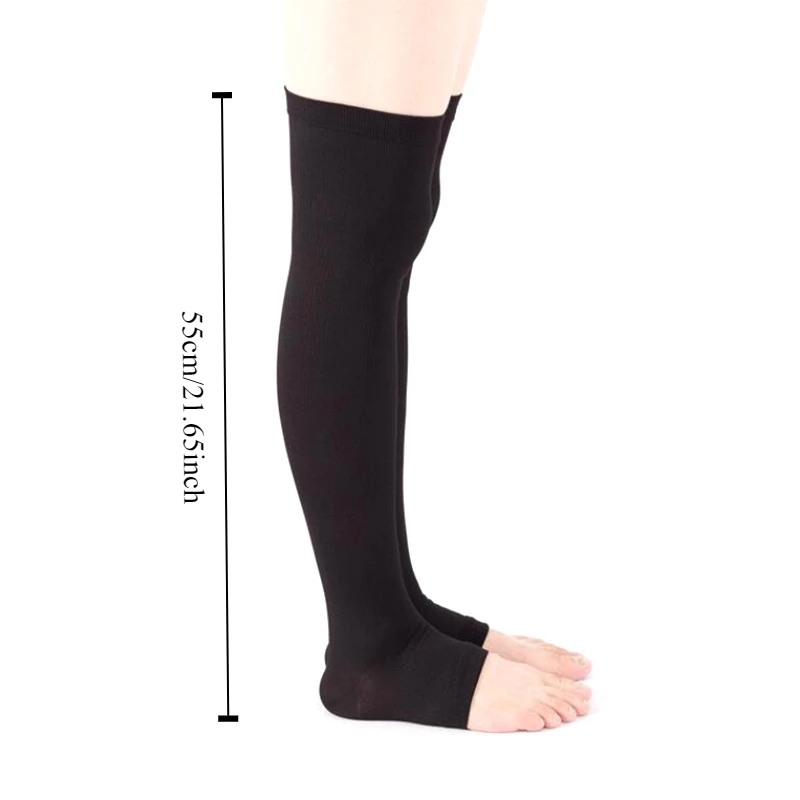 1組のつま先から膝までの圧迫ソックス、弾性ふくらはぎサポート - Compression Sock Medical のレビューと価格
