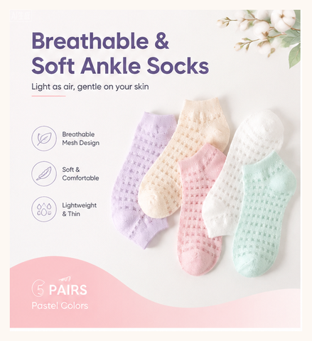 女性用通気性アンクルソックス ポリエステルメッシュ ローカッ - Invisibility Sock Loafer のレビューと価格