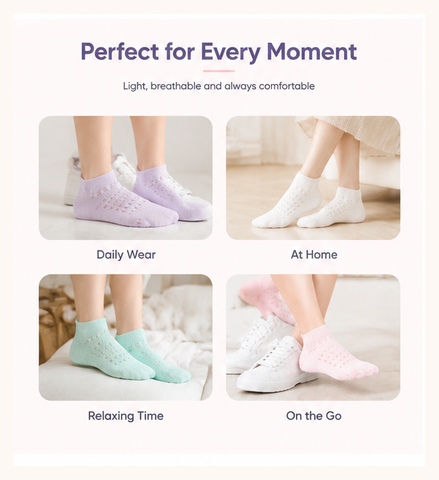 女性用通気性アンクルソックス ポリエステルメッシュ ローカッ - Invisibility Sock Loafer のレビューと価格