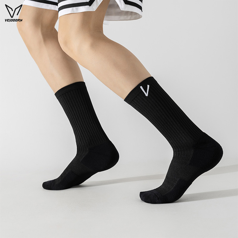 Veidoorn スポーツソックス 4 組 メンズ レディー - Athletic Sock Cushion のレビューと価格