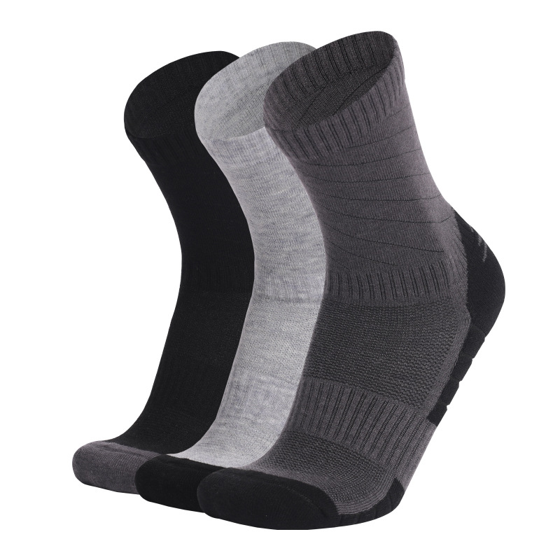 メンズメリノウールスポーツソックス,厚手,暖かく,快適,アス - Wool Hiking Sock のレビューと価格
