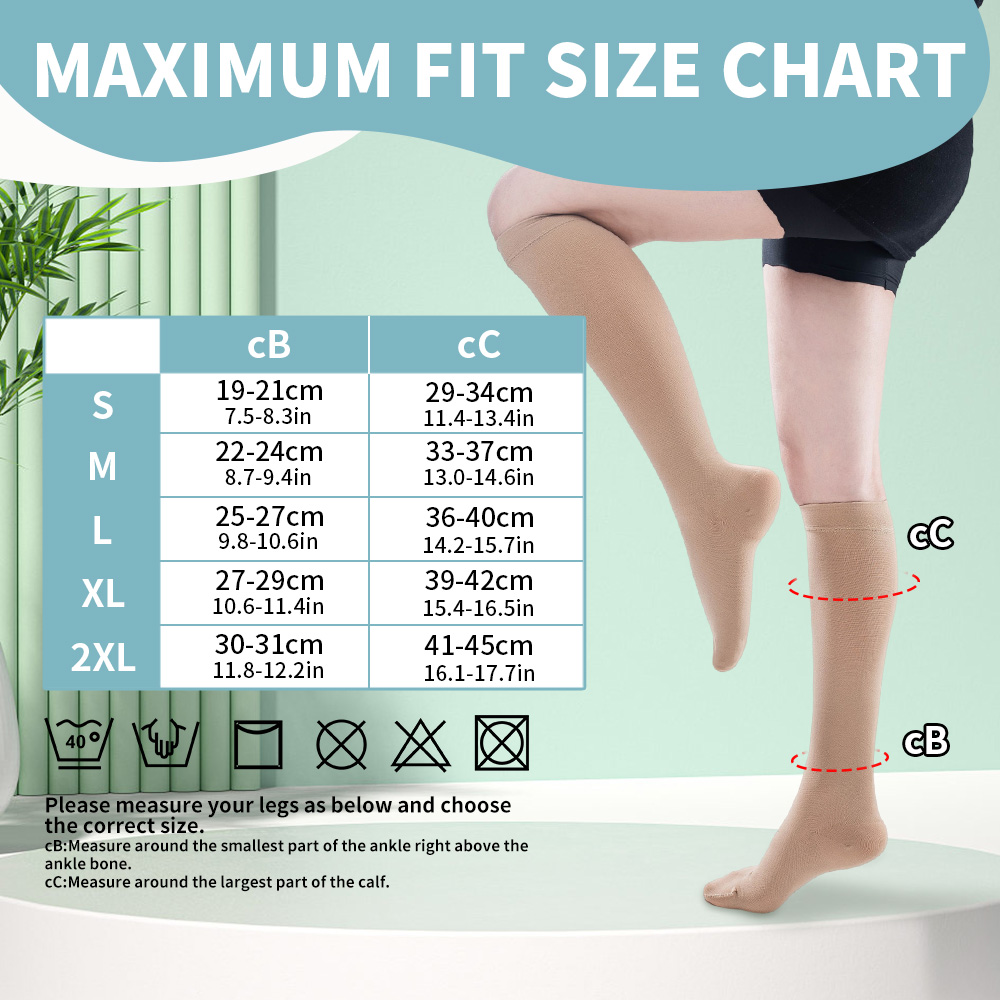 Legbeauty-ユニセックスクローズドトゥ医療圧縮ソック - Compression Sock Medical のレビューと価格