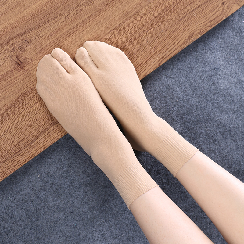 スプリット二靴下夏薄型ピュアカラー通気性2指カジュアルかわい - Toe Sock Split のレビューと価格