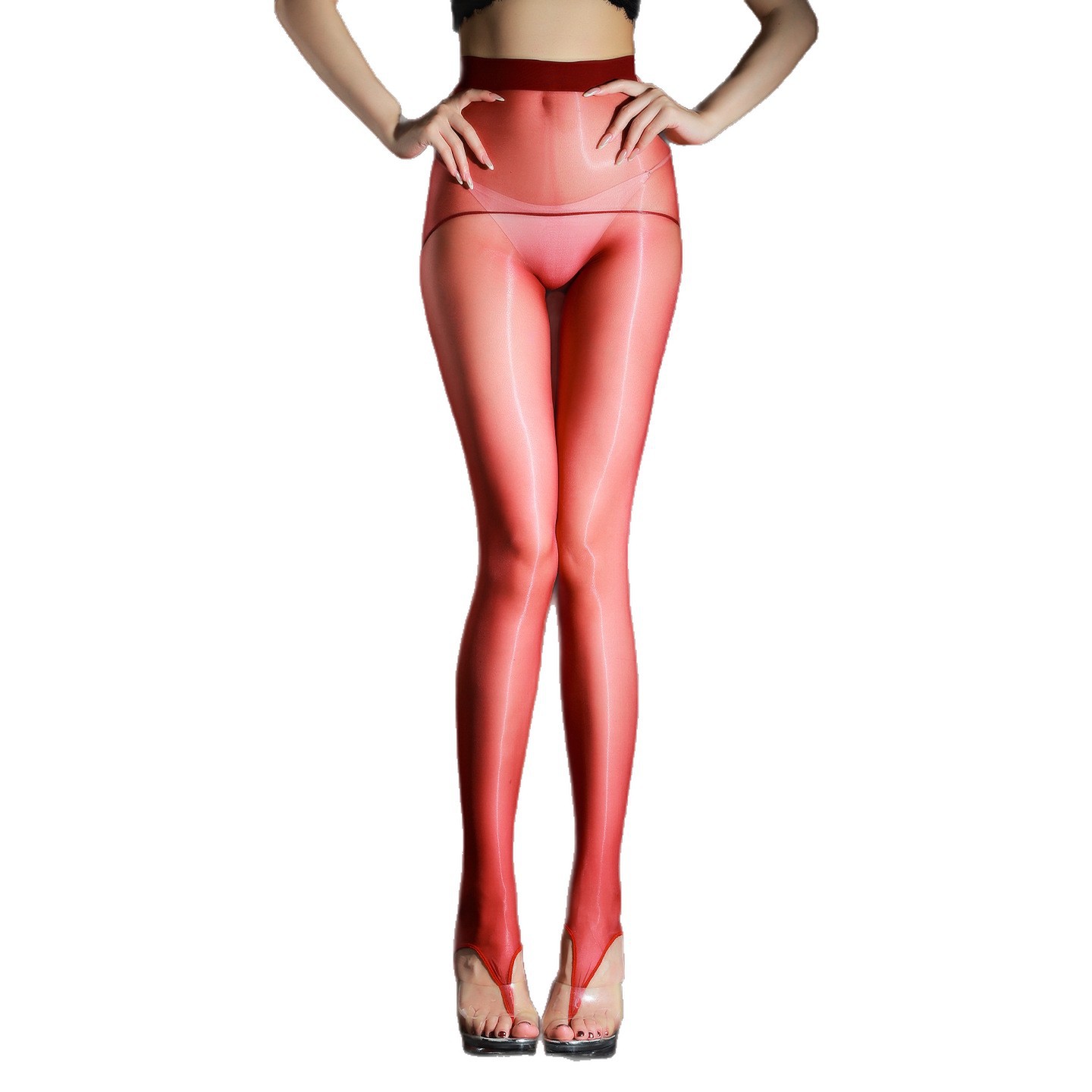 オーロラシームレスパンティストッキング 超薄型でセクシーな赤 - Tights Pantyhose Sheer のレビューと価格